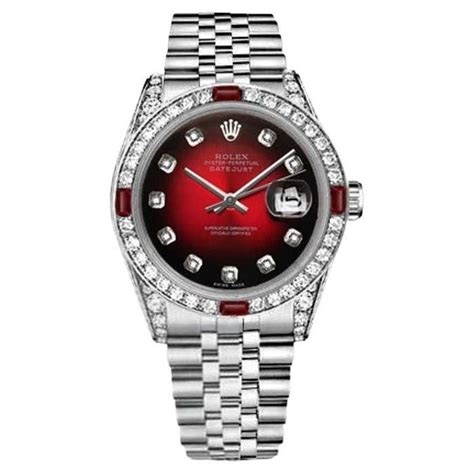 rolex oyster perpetual datejust ruby|Rolex Oyster Perpetual Datejust for sale.